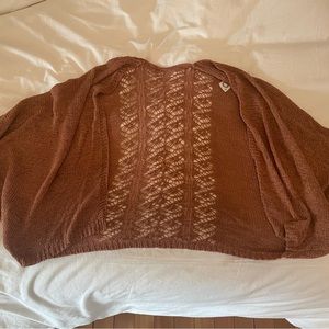 Anthropologie Brown Shrug Sweater